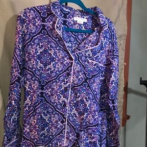 NWT Vera Bradley Pajama Top